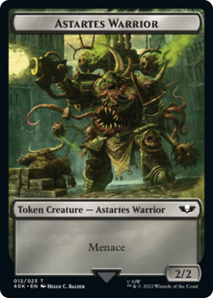 Spawn // Astartes Warrior (Surge Foil) [Universes Beyond: Warhammer 40,000 Tokens] | Magic Magpie