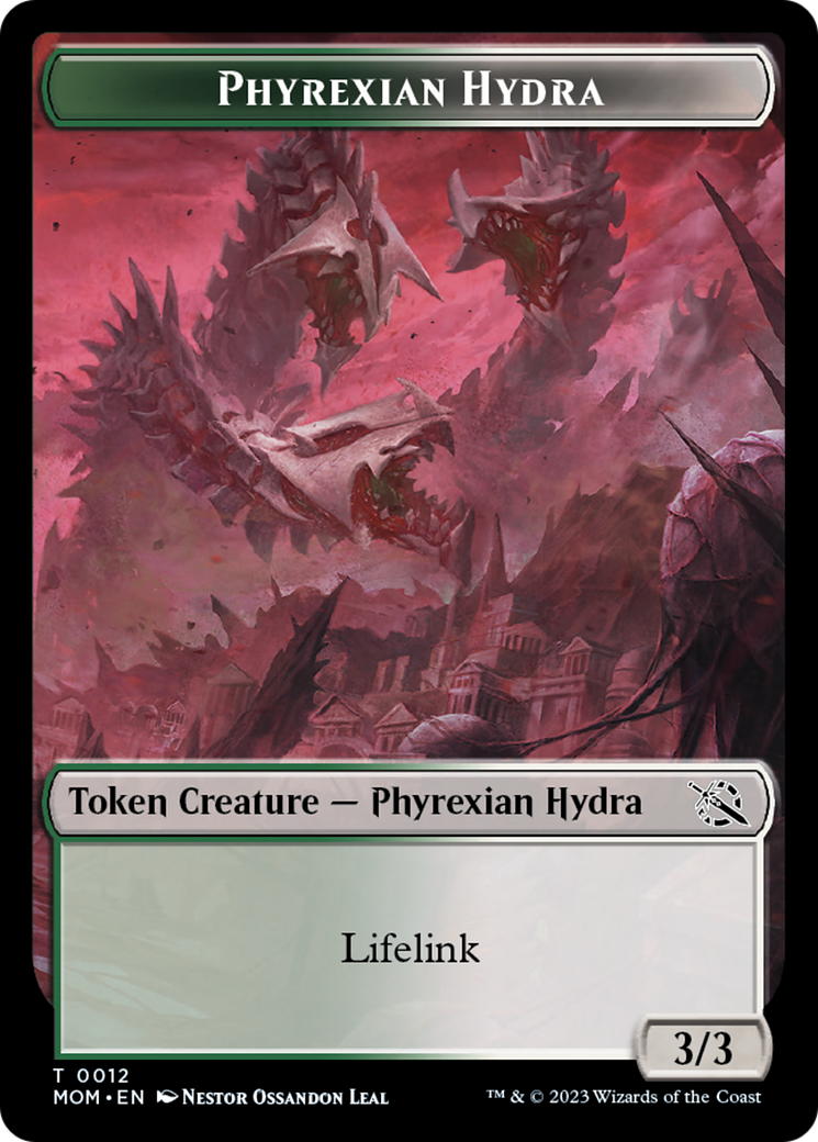 Phyrexian Hydra Token (12) [March of the Machine Tokens] | Magic Magpie