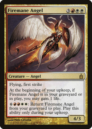 Firemane Angel [Ravnica: City of Guilds] | Magic Magpie