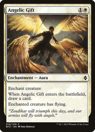 Angelic Gift [Battle for Zendikar] | Magic Magpie