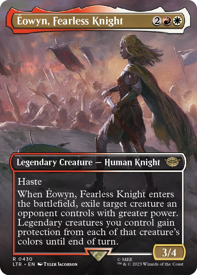 Eowyn, Fearless Knight (Borderless Alternate Art) [The Lord of the Rings: Tales of Middle-Earth] | Magic Magpie