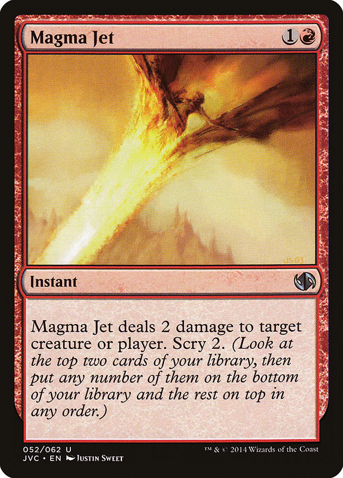 Magma Jet [Duel Decks Anthology] | Magic Magpie