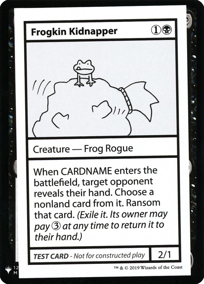 Frogkin Kidnapper [Mystery Booster Playtest Cards] | Magic Magpie