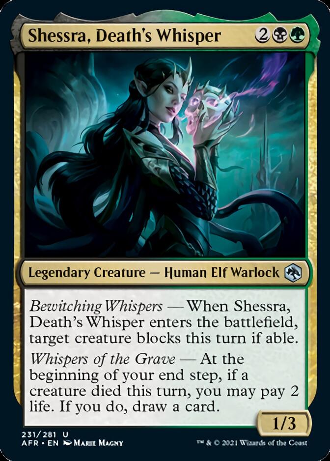 Shessra, Death's Whisper [Dungeons & Dragons: Adventures in the Forgotten Realms] | Magic Magpie