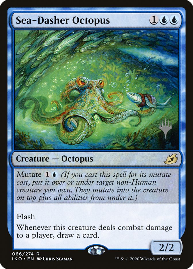 Sea-Dasher Octopus (Promo Pack) [Ikoria: Lair of Behemoths Promos] | Magic Magpie