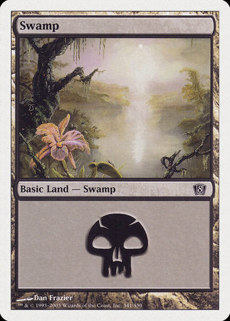 Swamp (341) [Eighth Edition] | Magic Magpie