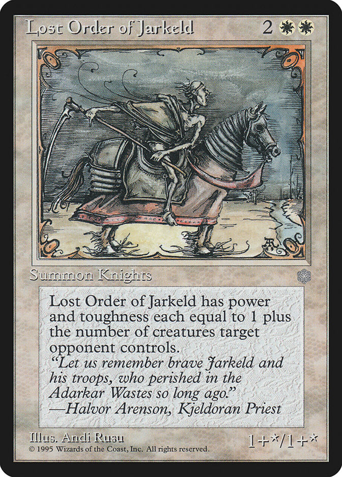 Lost Order of Jarkeld [Ice Age] | Magic Magpie