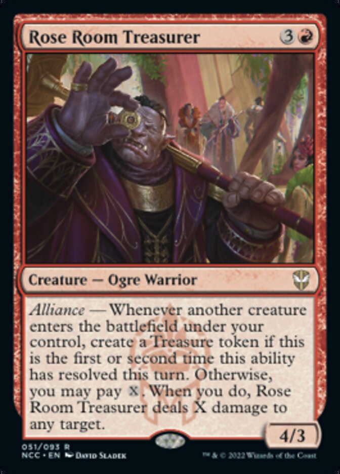 Rose Room Treasurer [Streets of New Capenna Commander] | Magic Magpie