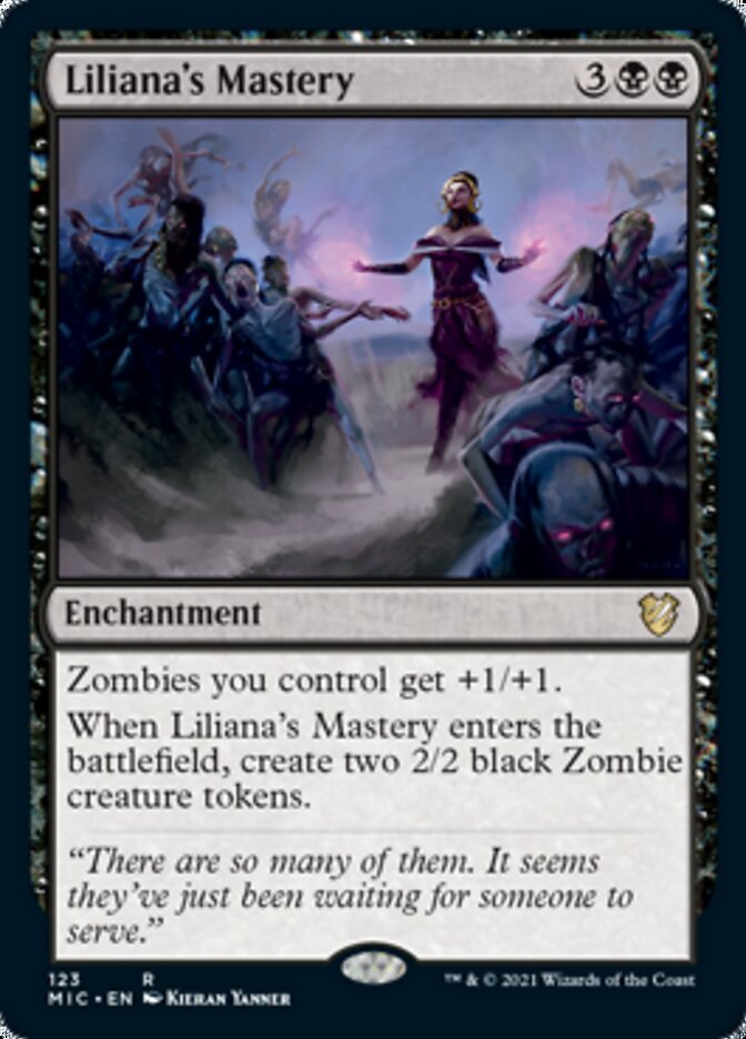 Liliana's Mastery [Innistrad: Midnight Hunt Commander] | Magic Magpie