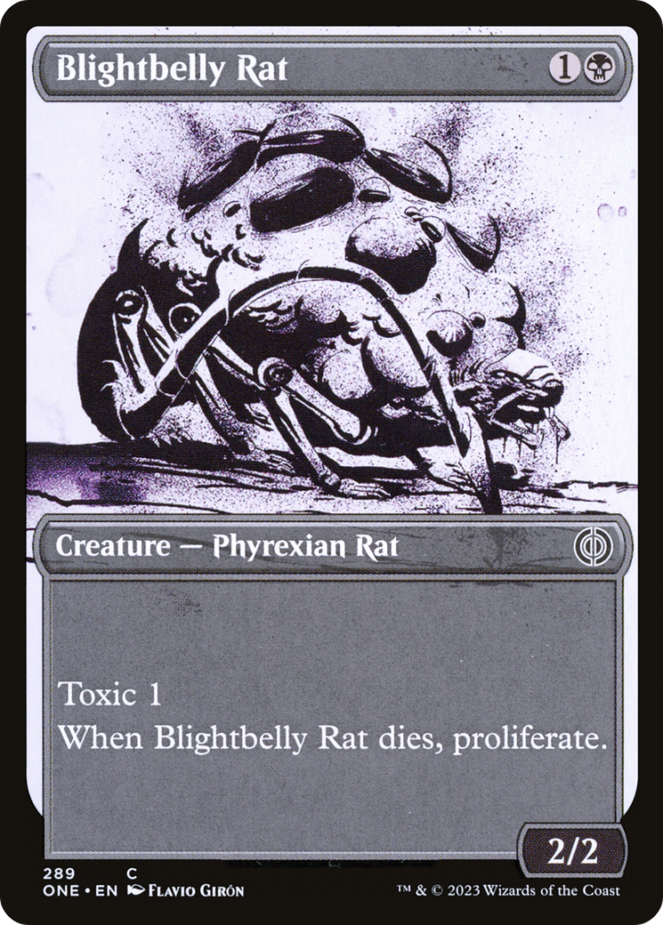 Blightbelly Rat (Showcase Ichor) [Phyrexia: All Will Be One] | Magic Magpie