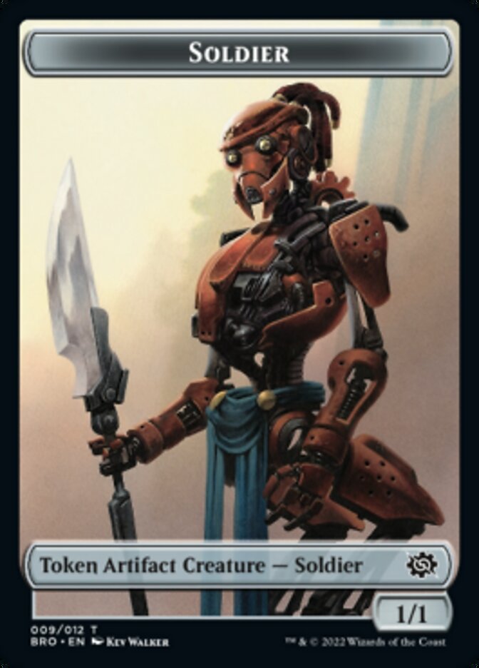 Soldier Token (009) [The Brothers' War Tokens] | Magic Magpie