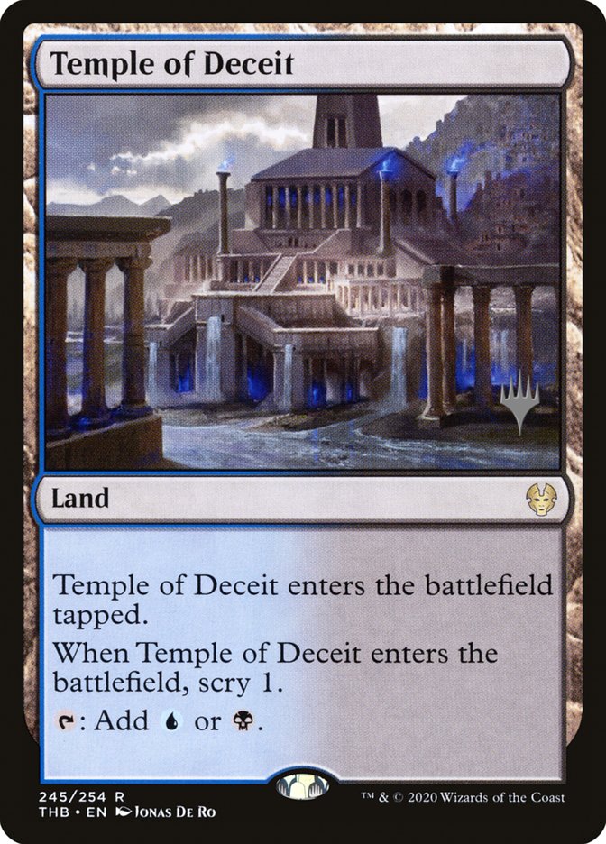 Temple of Deceit (Promo Pack) [Theros Beyond Death Promos] | Magic Magpie
