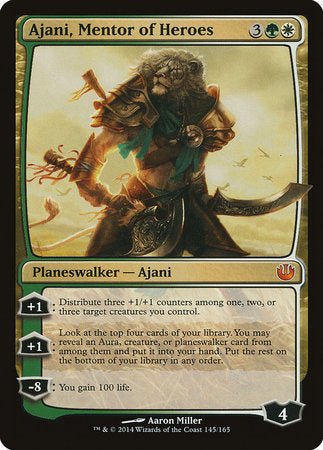 Ajani, Mentor of Heroes [Journey into Nyx] | Magic Magpie