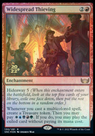 Widespread Thieving [Streets of New Capenna Prerelease Promos] | Magic Magpie