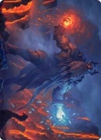 Aegar, the Freezing Flame Art Card [Kaldheim: Art Series] | Magic Magpie