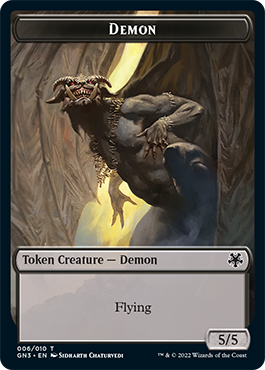 Bird Illusion // Demon Double-Sided Token [Game Night: Free-for-All Tokens] | Magic Magpie