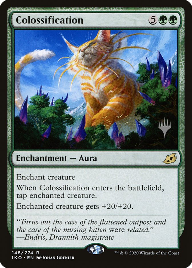 Colossification (Promo Pack) [Ikoria: Lair of Behemoths Promos] | Magic Magpie