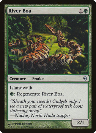 River Boa [Zendikar] | Magic Magpie