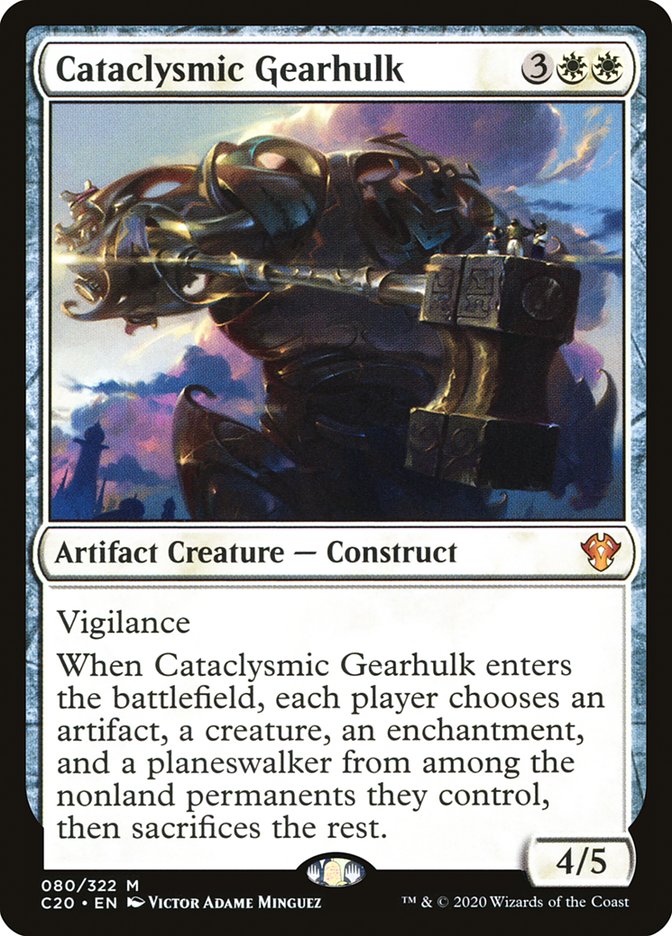Cataclysmic Gearhulk [Commander 2020] | Magic Magpie