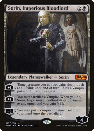 Sorin, Imperious Bloodlord [Core Set 2020 Promos] | Magic Magpie