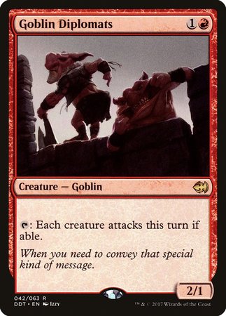 Goblin Diplomats [Duel Decks: Merfolk vs. Goblins] | Magic Magpie