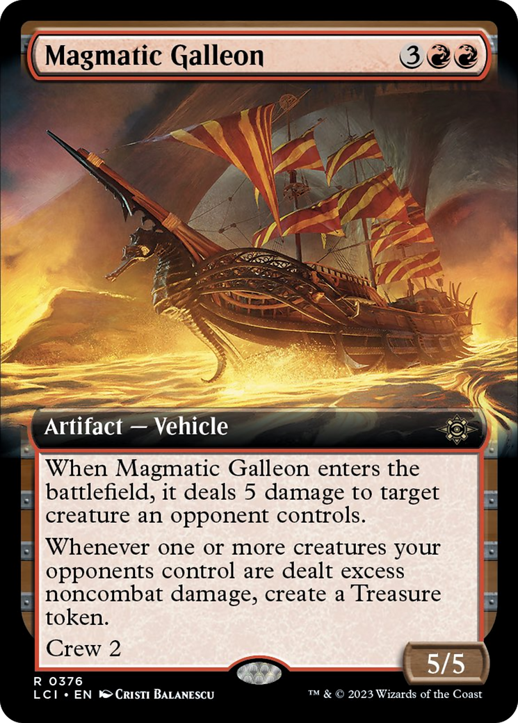 Magmatic Galleon (Extended Art) [The Lost Caverns of Ixalan] | Magic Magpie
