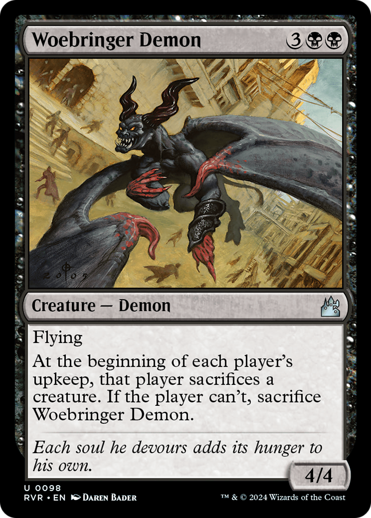 Woebringer Demon [Ravnica Remastered] | Magic Magpie