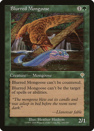 Blurred Mongoose [Invasion] | Magic Magpie