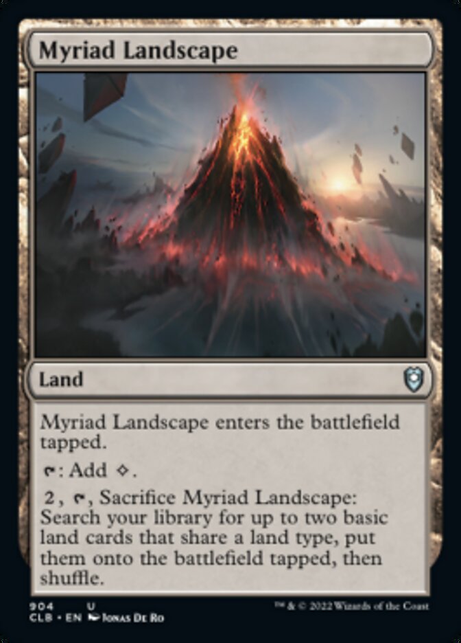 Myriad Landscape [Commander Legends: Battle for Baldur's Gate] | Magic Magpie