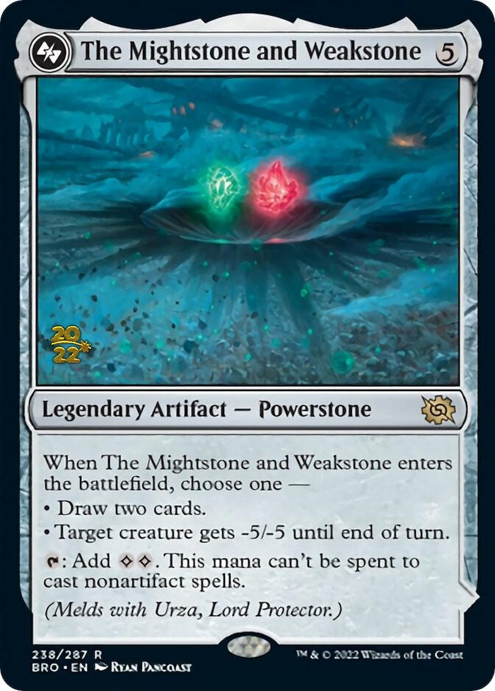 The Mightstone and Weakstone [The Brothers' War: Prerelease Promos] | Magic Magpie