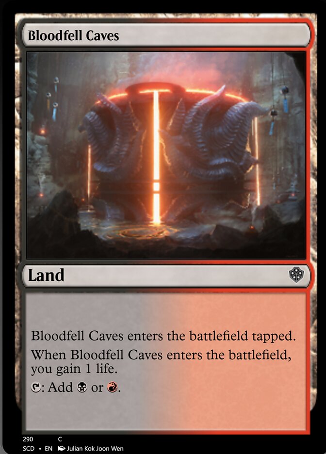 Bloodfell Caves [Starter Commander Decks] | Magic Magpie