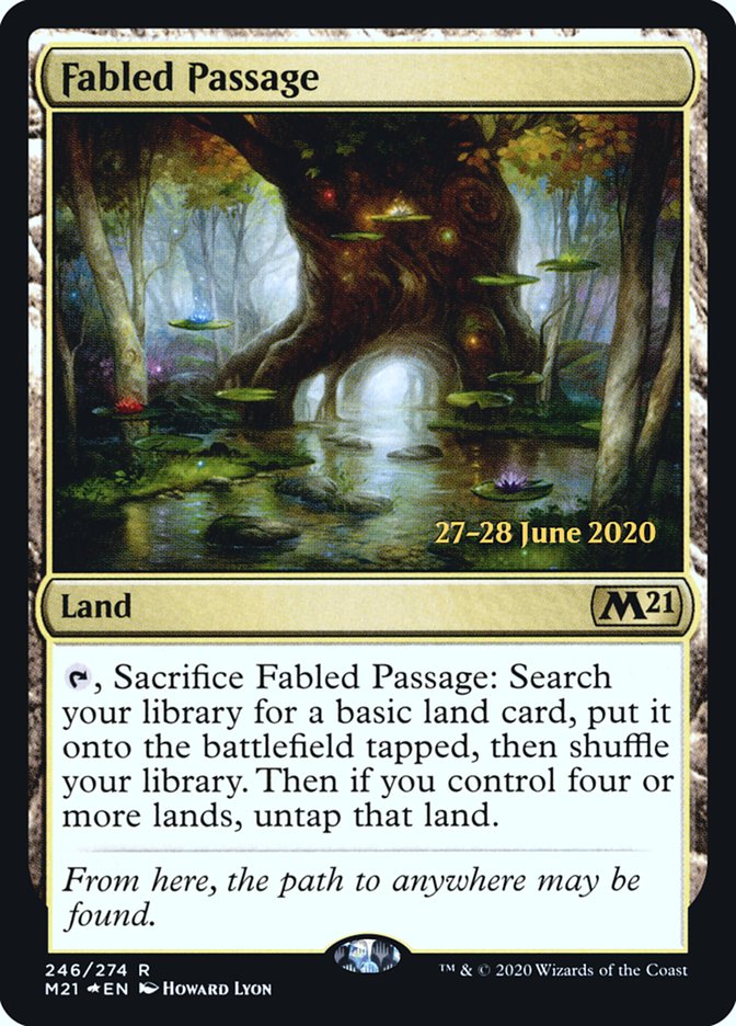 Fabled Passage  [Core Set 2021 Prerelease Promos] | Magic Magpie