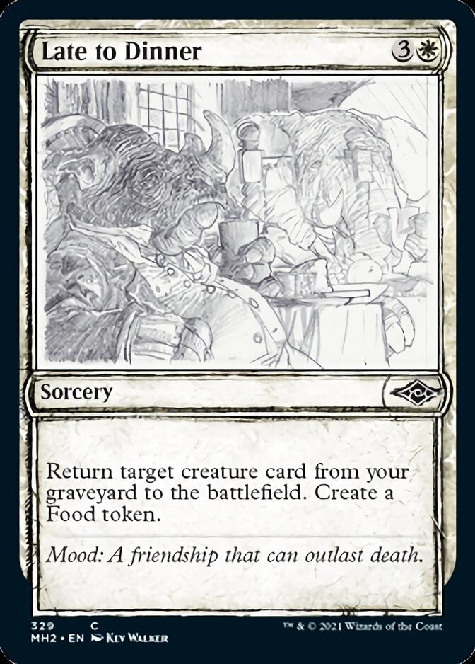 Late to Dinner (Sketch) [Modern Horizons 2] | Magic Magpie