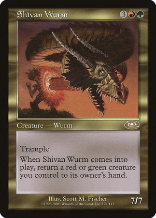 Shivan Wurm [Planeshift] | Magic Magpie