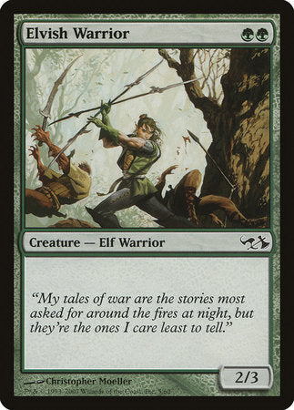 Elvish Warrior [Duel Decks: Elves vs. Goblins] | Magic Magpie