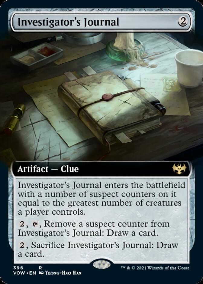 Investigator's Journal (Extended) [Innistrad: Crimson Vow] | Magic Magpie