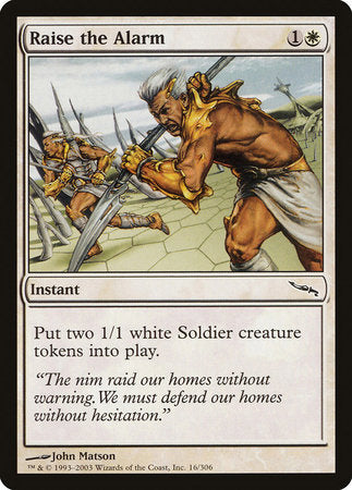 Raise the Alarm [Mirrodin] | Magic Magpie