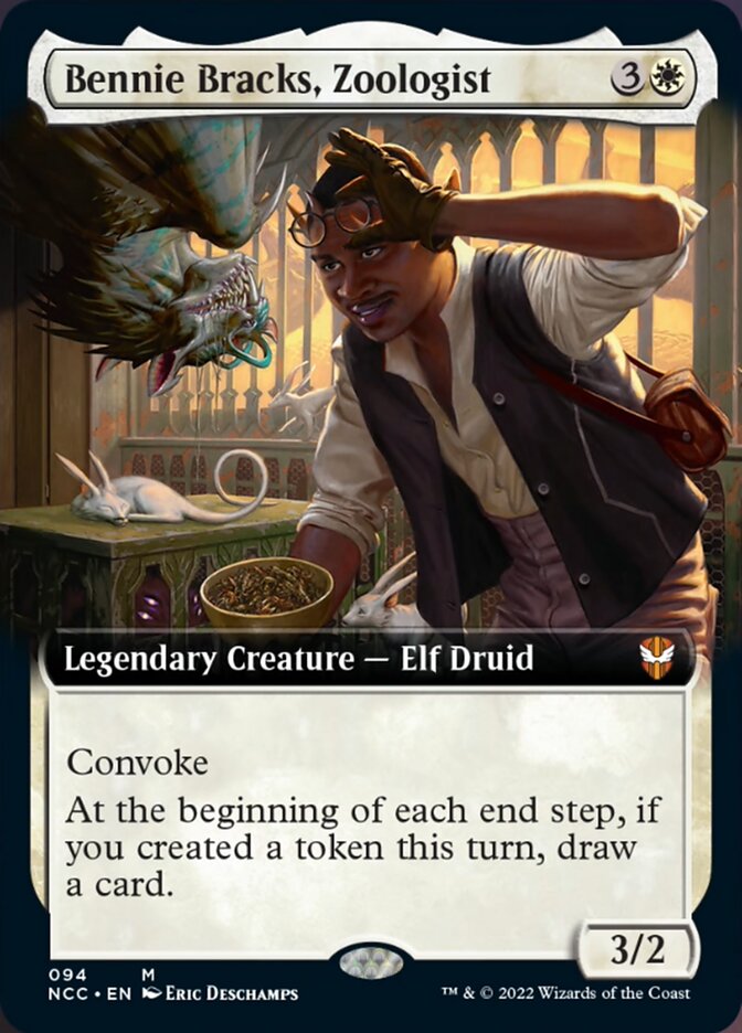 Bennie Bracks, Zoologist (Extended Art) [Streets of New Capenna Commander] | Magic Magpie