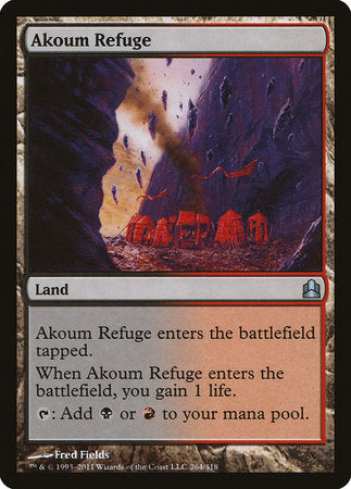 Akoum Refuge [Commander 2011] | Magic Magpie