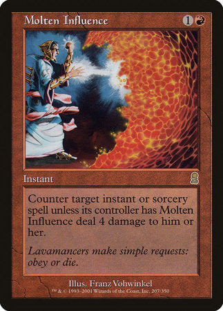 Molten Influence [Odyssey] | Magic Magpie