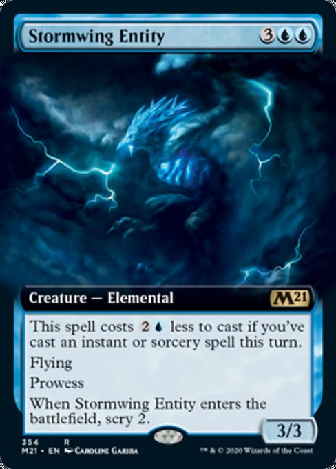 Stormwing Entity (Extended Art) [Core Set 2021] | Magic Magpie