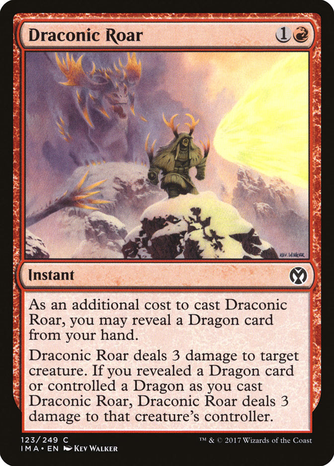 Draconic Roar [Iconic Masters] | Magic Magpie