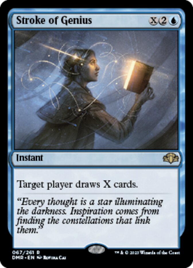 Stroke of Genius [Dominaria Remastered] | Magic Magpie