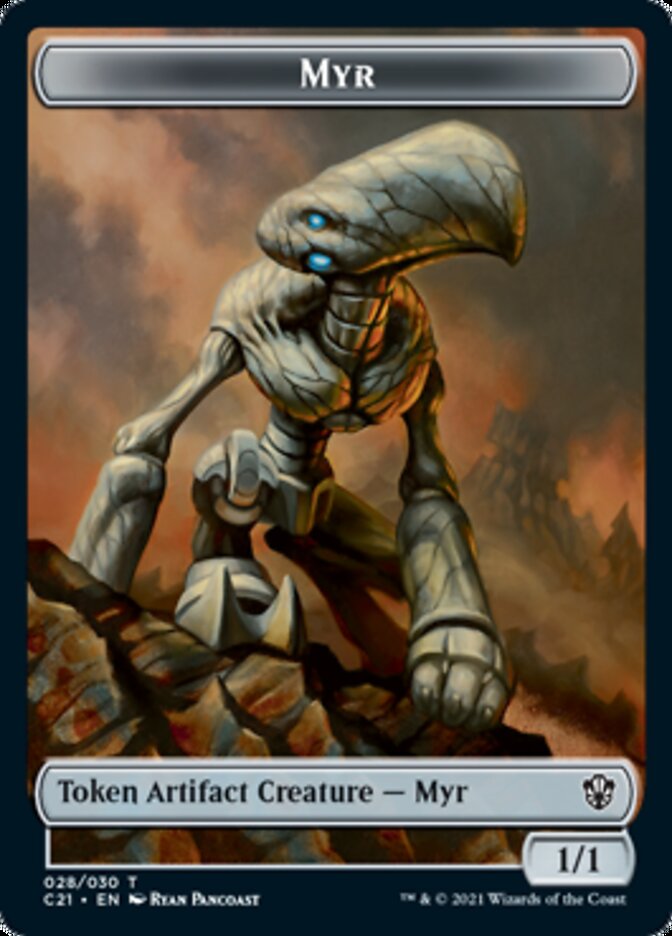 Myr // Treasure Token [Commander 2021 Tokens] | Magic Magpie