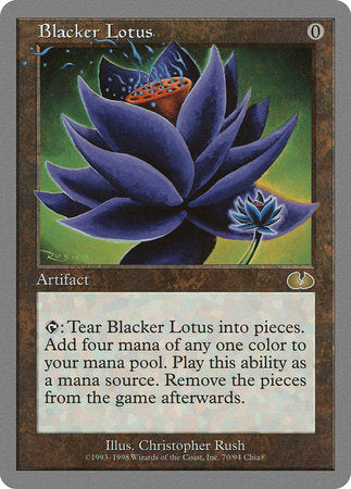 Blacker Lotus [Unglued] | Magic Magpie