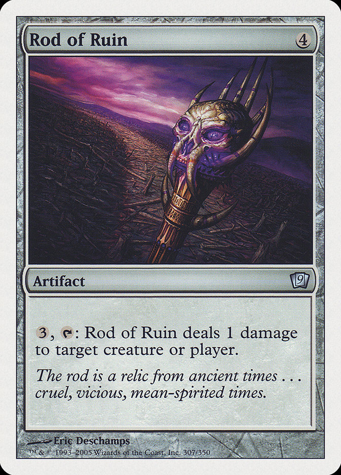 Rod of Ruin [Ninth Edition] | Magic Magpie