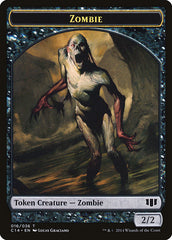 Horror // Zombie (016/036) Double-sided Token [Commander 2014 Tokens] | Magic Magpie