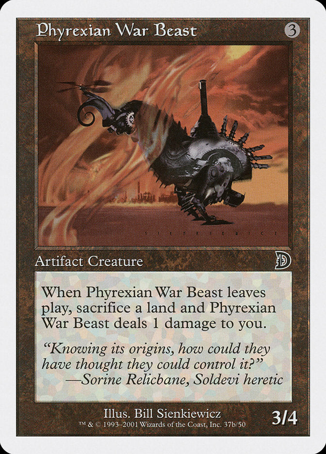 Phyrexian War Beast (Signature on Right) [Deckmasters] | Magic Magpie