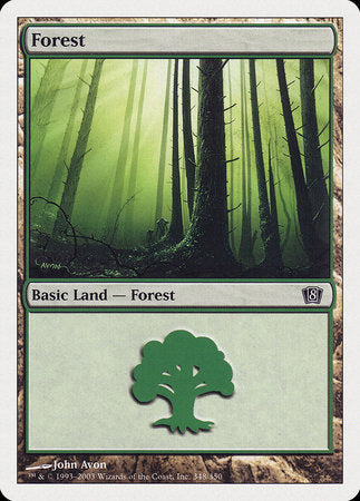 Forest (348) [Eighth Edition] | Magic Magpie