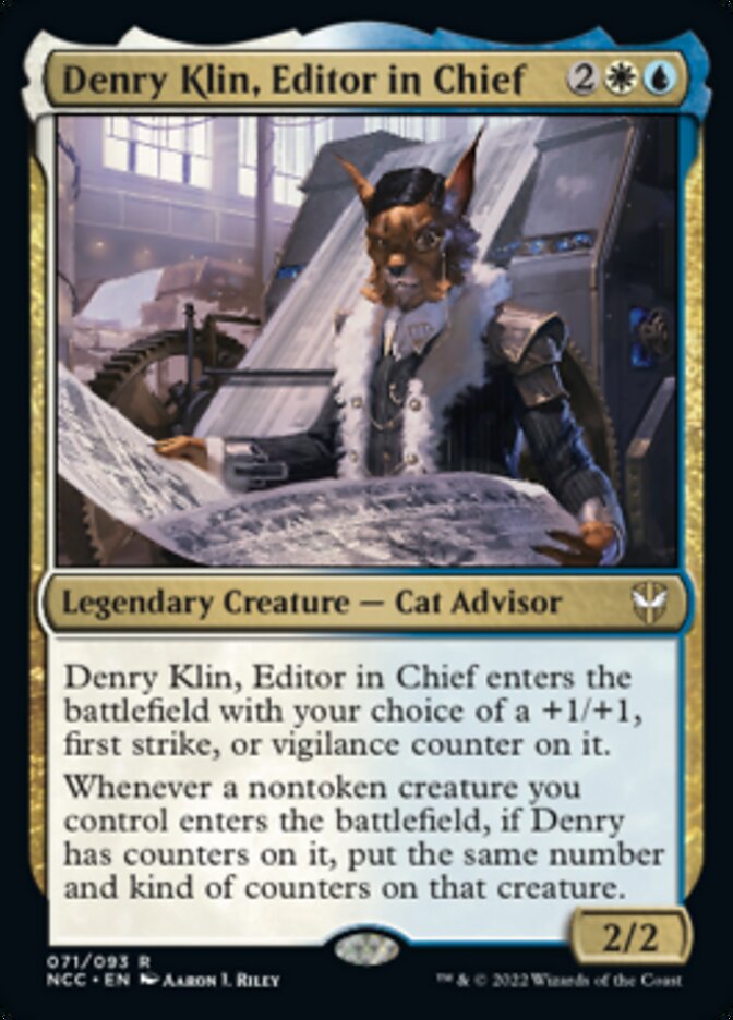 Denry Klin, Editor in Chief [Streets of New Capenna Commander] | Magic Magpie